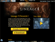 Tablet Screenshot of lineage2c1.com